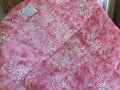 Pink Kota Doria Unstitched Kurta Dupatta Set with Chikankari Work
